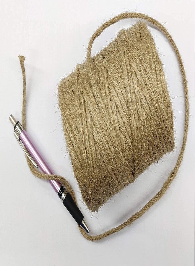 Bobbiny Natural Round Braided Jute Twine Rope Linen Twine Rustic String Cord DIY Rope Party Wedding Gift Wrapping Cords Thread and Other Projects | Brown | 4mm, 20 Meters - Image 5